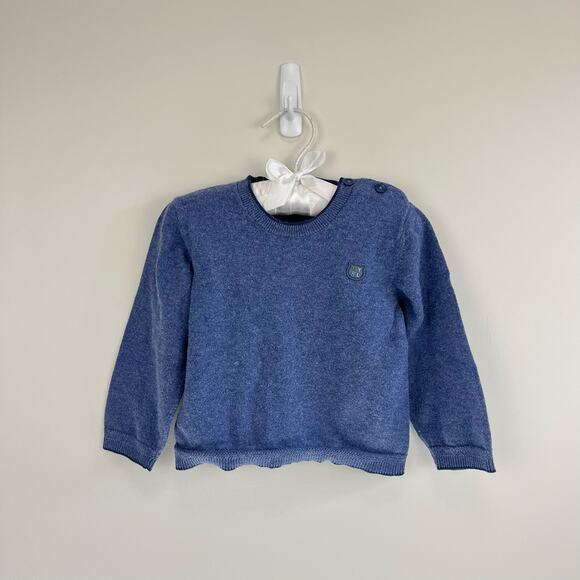 Mayoral Baby Blue Crewneck Sweater 18 Months - Picture 1 of 5